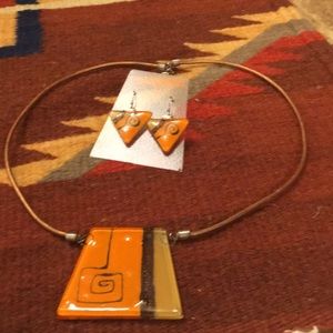 New Necklace and earrings set